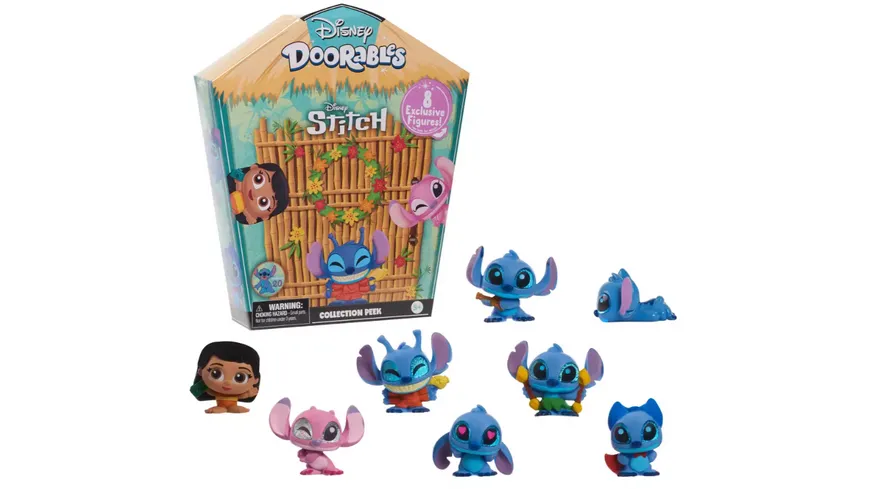 Just Play -  Doorables - Lilo & Stitch - Stitch - Collection Peek - Set