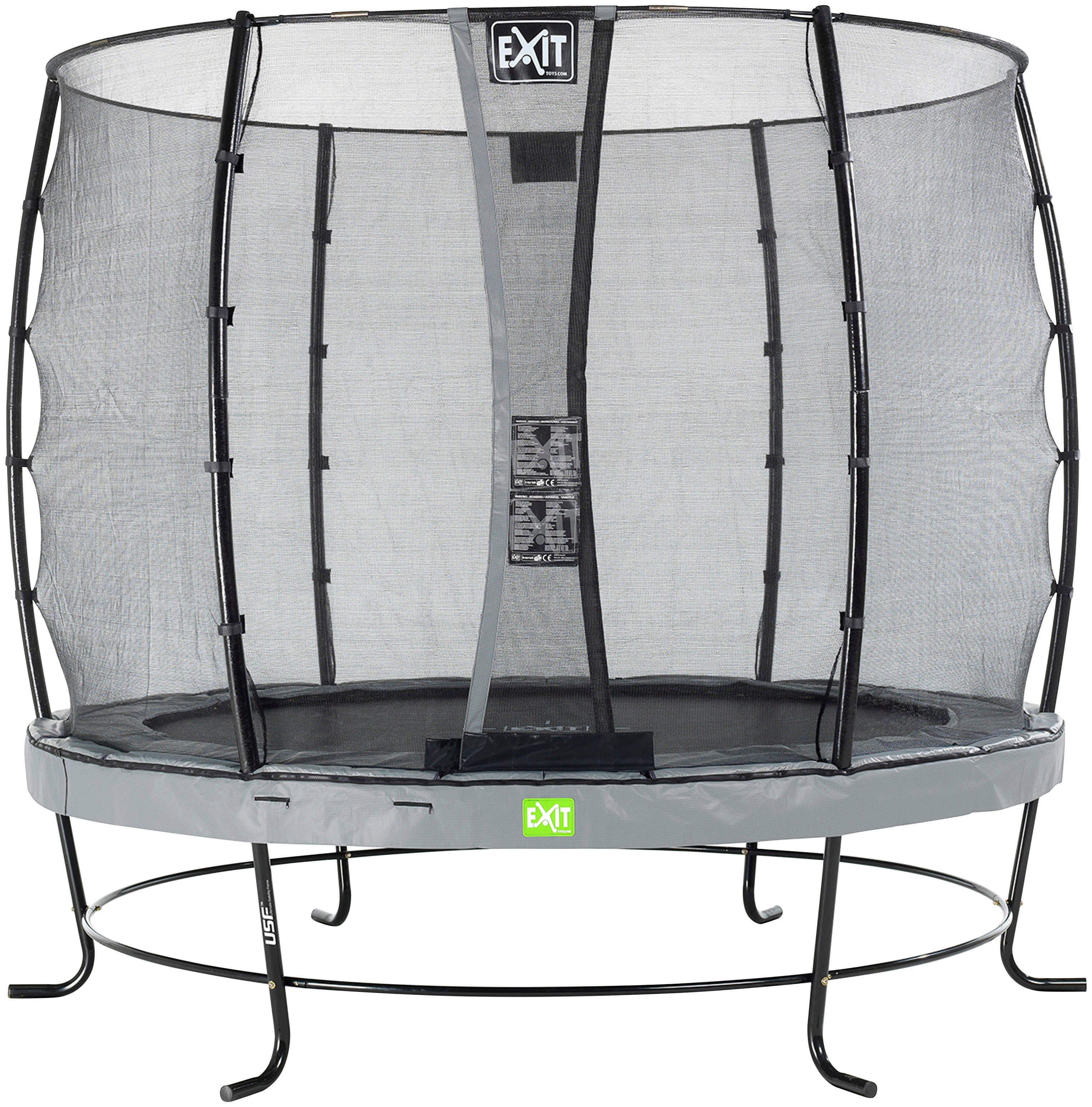 EXIT Gartentrampolin Elegant, Ø 253 cm, mit Economy Sicherheitsnetz