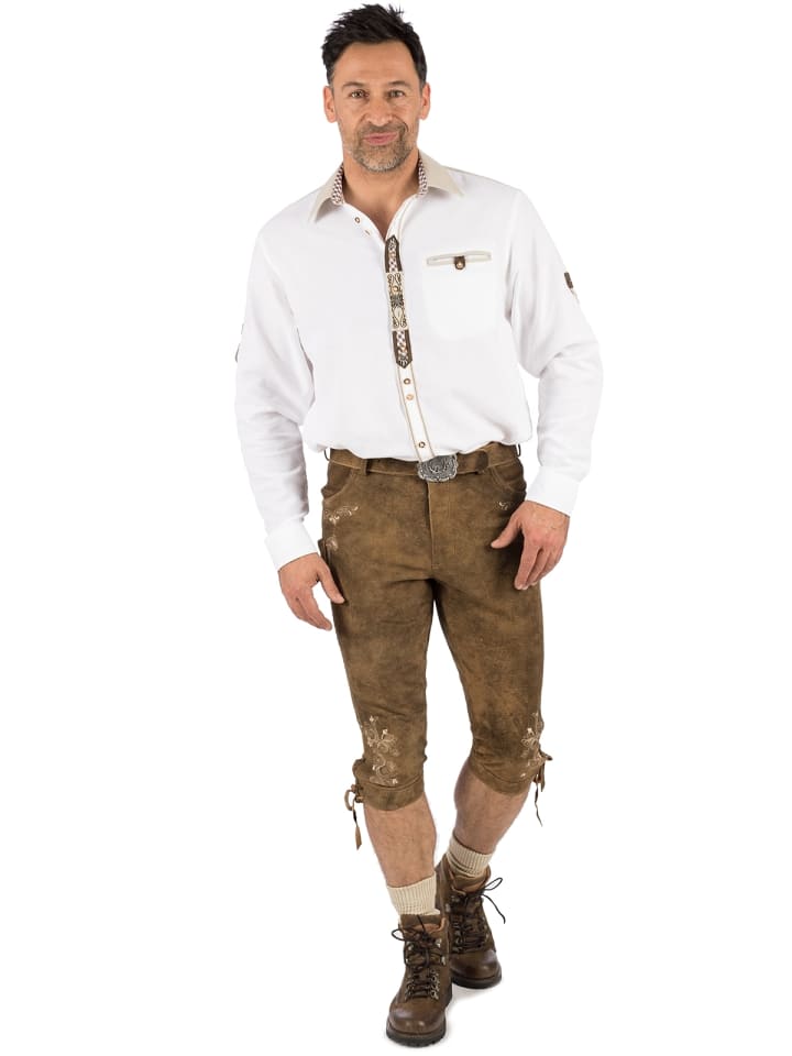 OS-Trachten Trachtenhemd 120017-2541 in weiß günstig kaufen 4XL