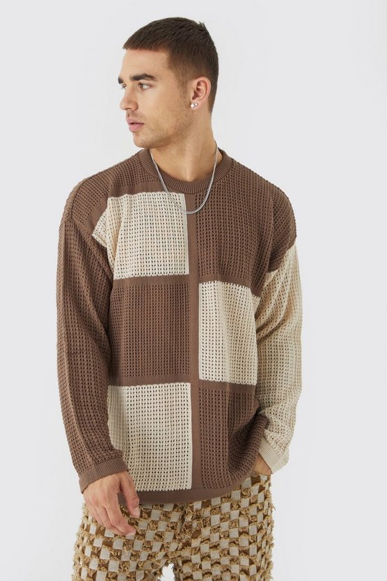 Oversize Colorblock Pullover