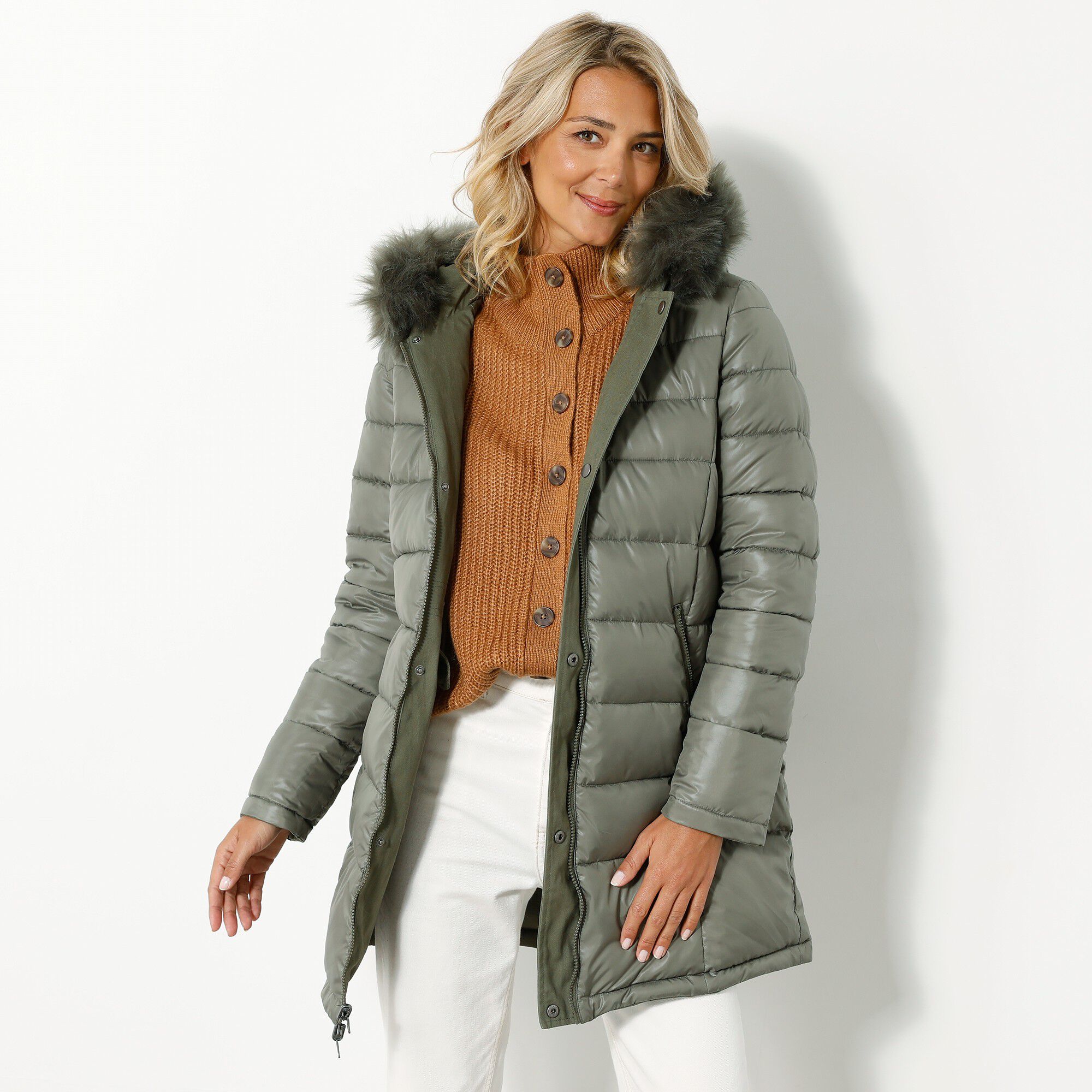 Parka réversible doudoune matelassée déperlante