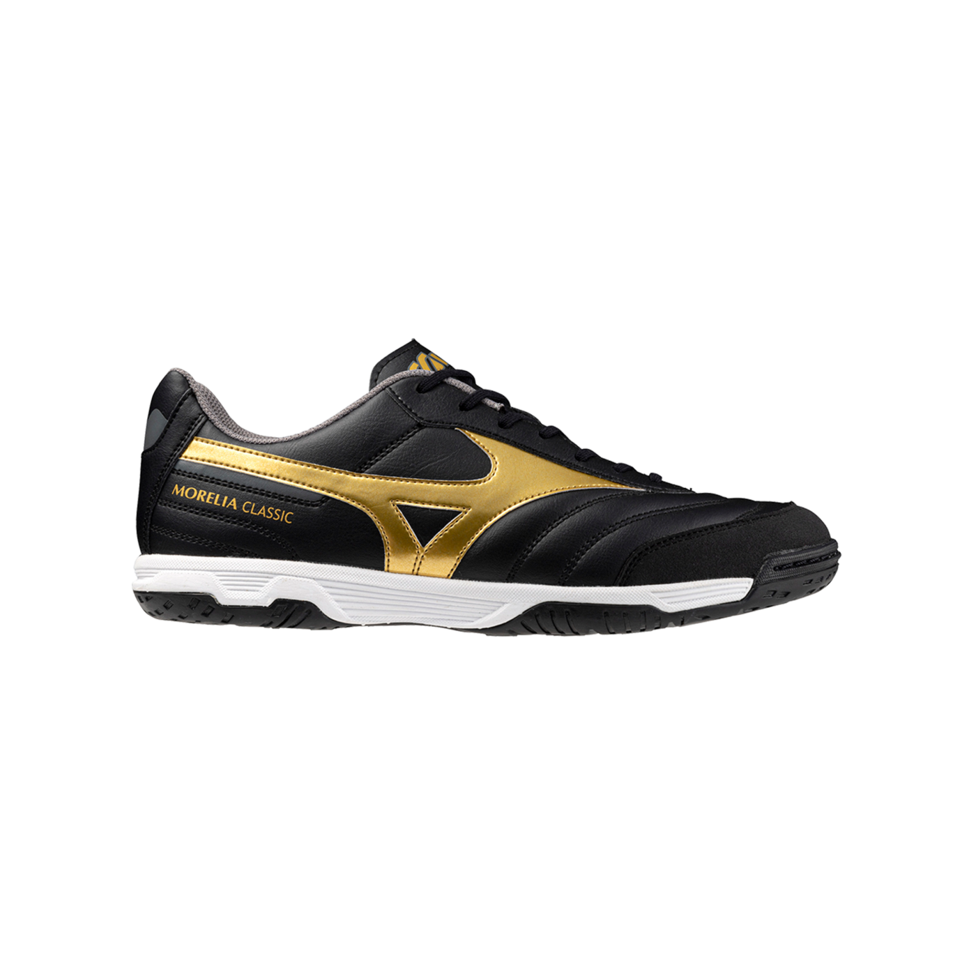 Mizuno Morelia Sala Classic IN Halle Schwarz Gold F50
