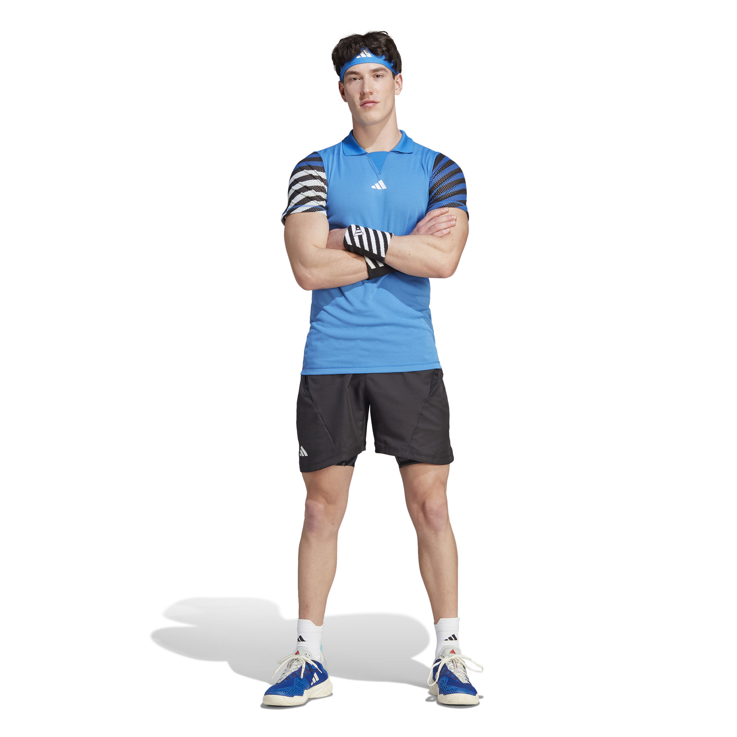 2in1 Pro Shorts Herren - Schwarz