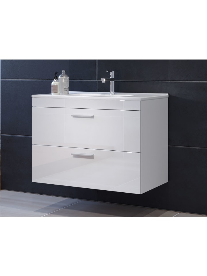 ebuy24 Unterschrank Devon Weiß 81 x 47 cm günstig kaufen onesize