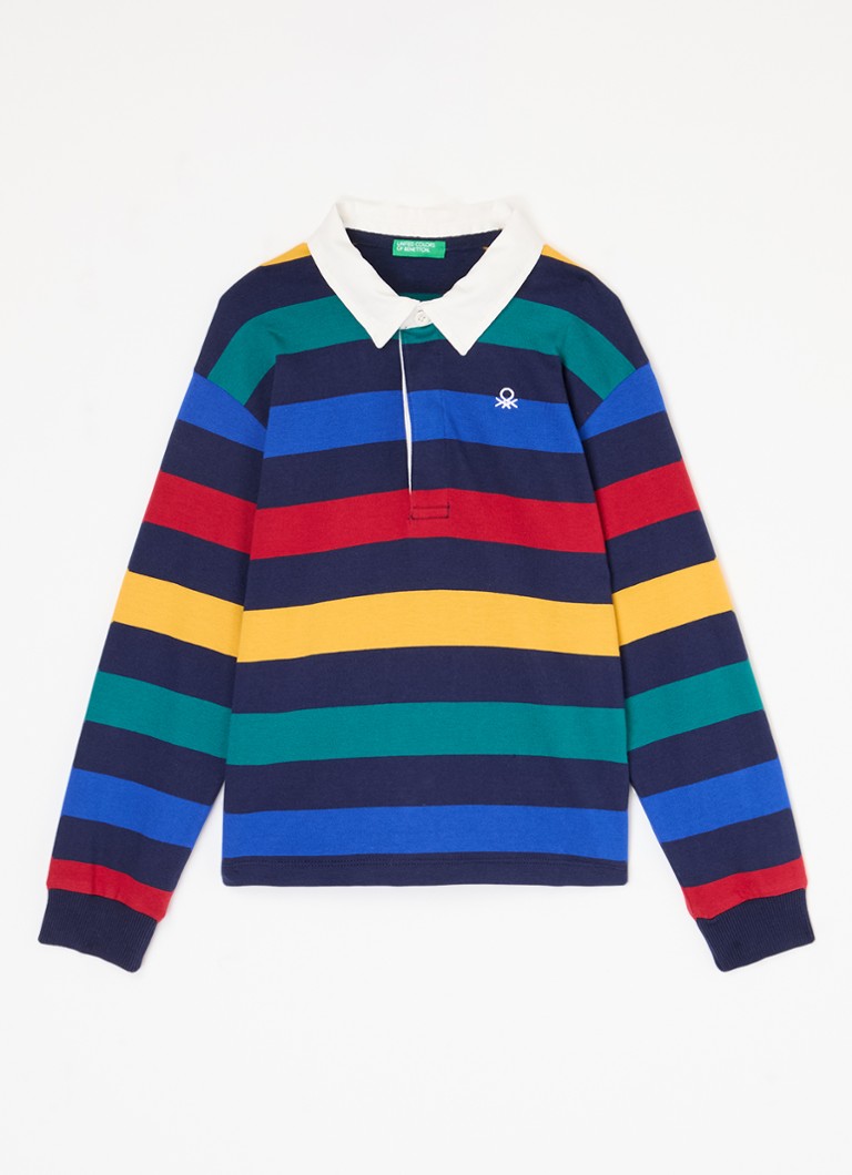 Benetton polo majica s prugastim printom