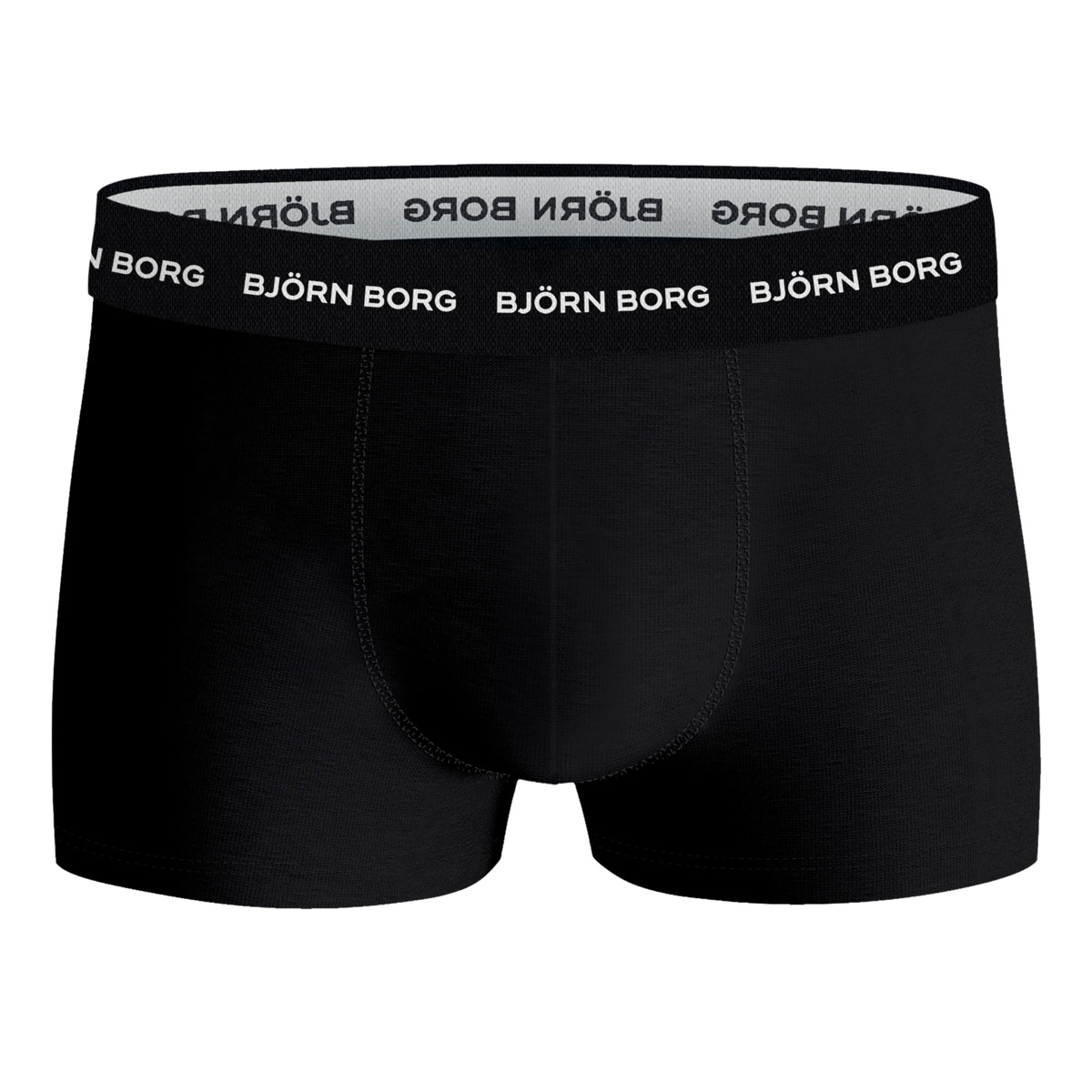 Björn Borg Cotton Stretch Trunk 3er Pack Boxershorts schwarz