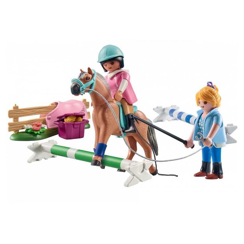71242 Cavalière cheval monitrice Playmobil Country
