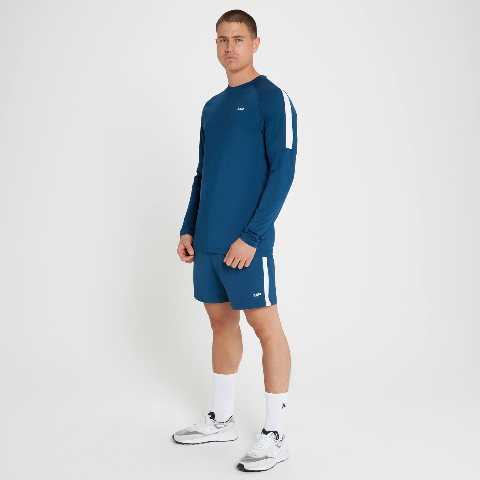 Haut à manches longues MP Tempo pour hommes – Bleu intense