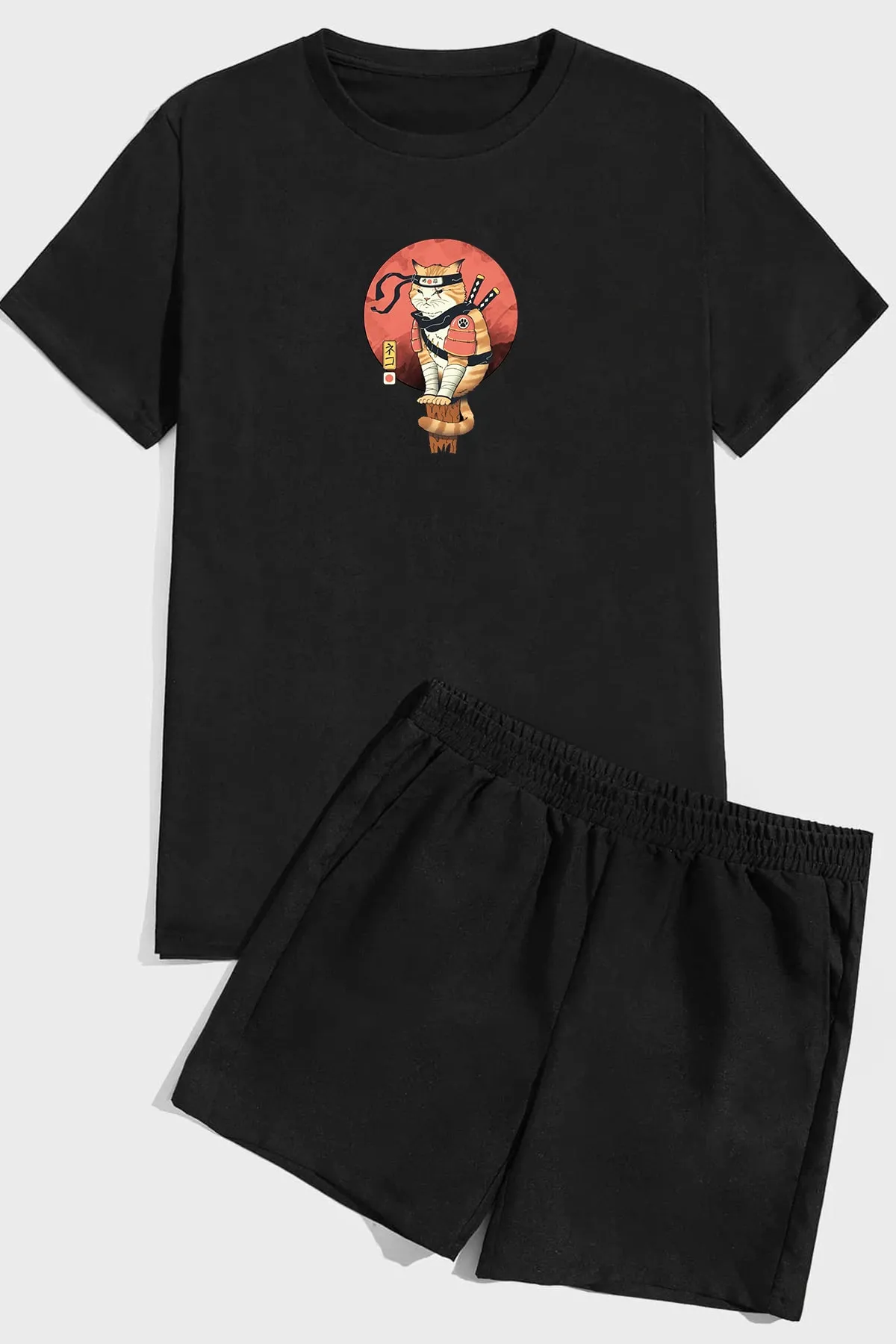 uyguntarz  Shorts-Set mit Shinobi-Print