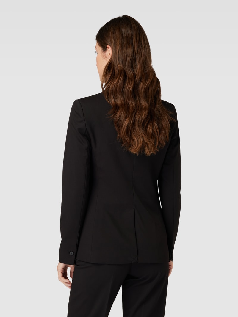 Blazer mit Reverskragen Modell 'BOREAL' in schwarz