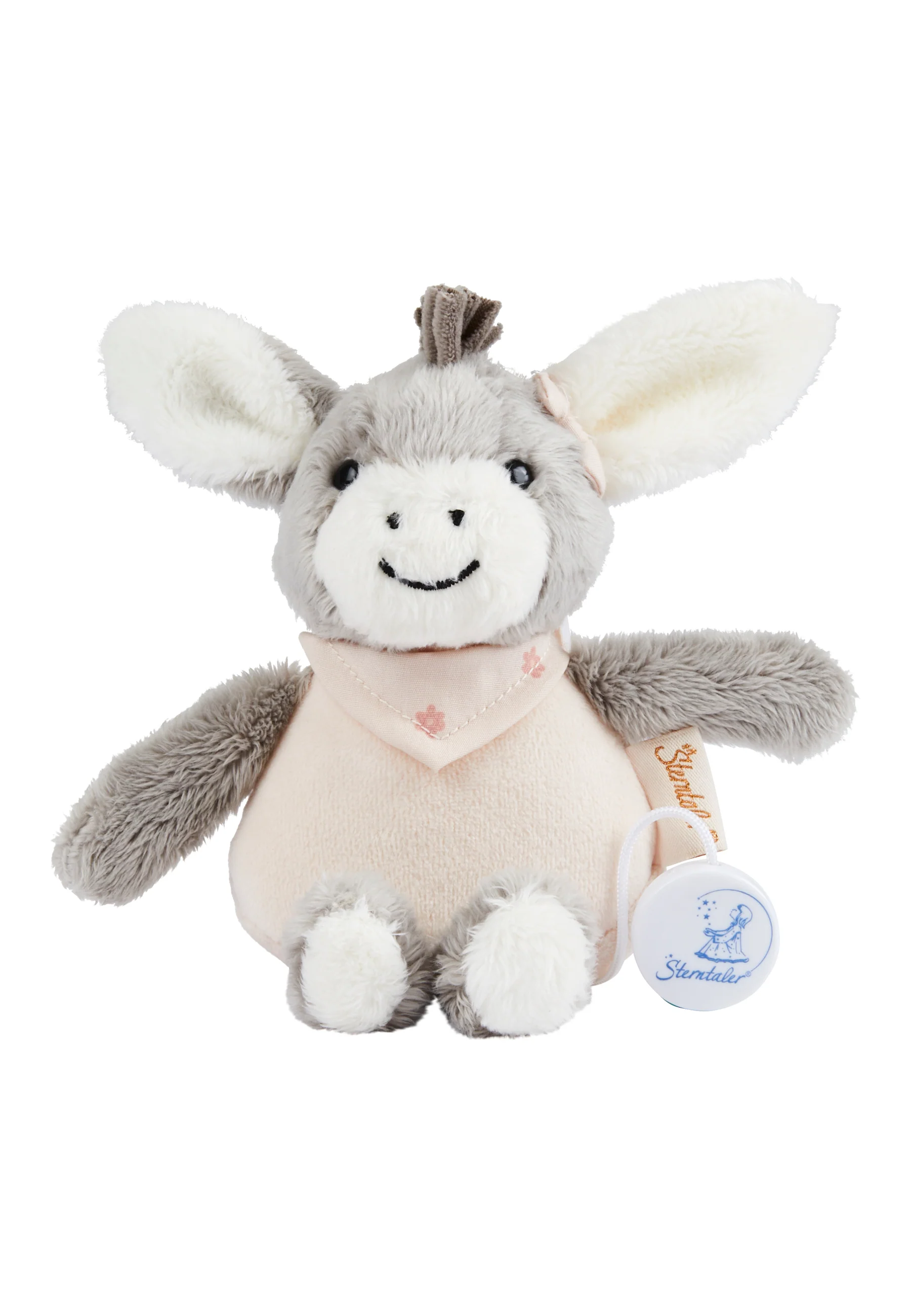 Spieluhr klein, Esel Emmi Girl in rosa, 19cm
