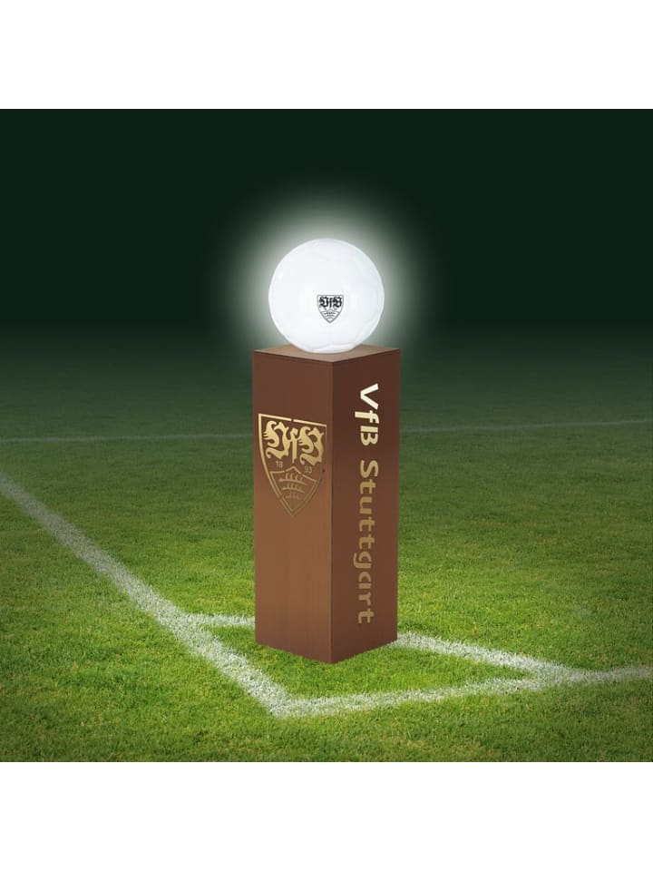 BVB VfB Stuttgart LED-Dekosäule Rost-Optik mit Leuchtkugel - 84 cm günstig kaufen onesize