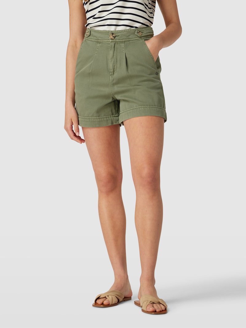 Shorts mit Eingrifftaschen in khaki