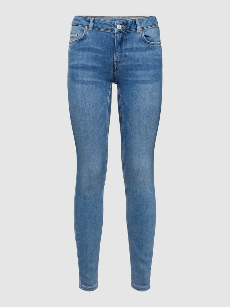 Skinny Fit Jeans mit Stretch-Anteil in dunkelblau