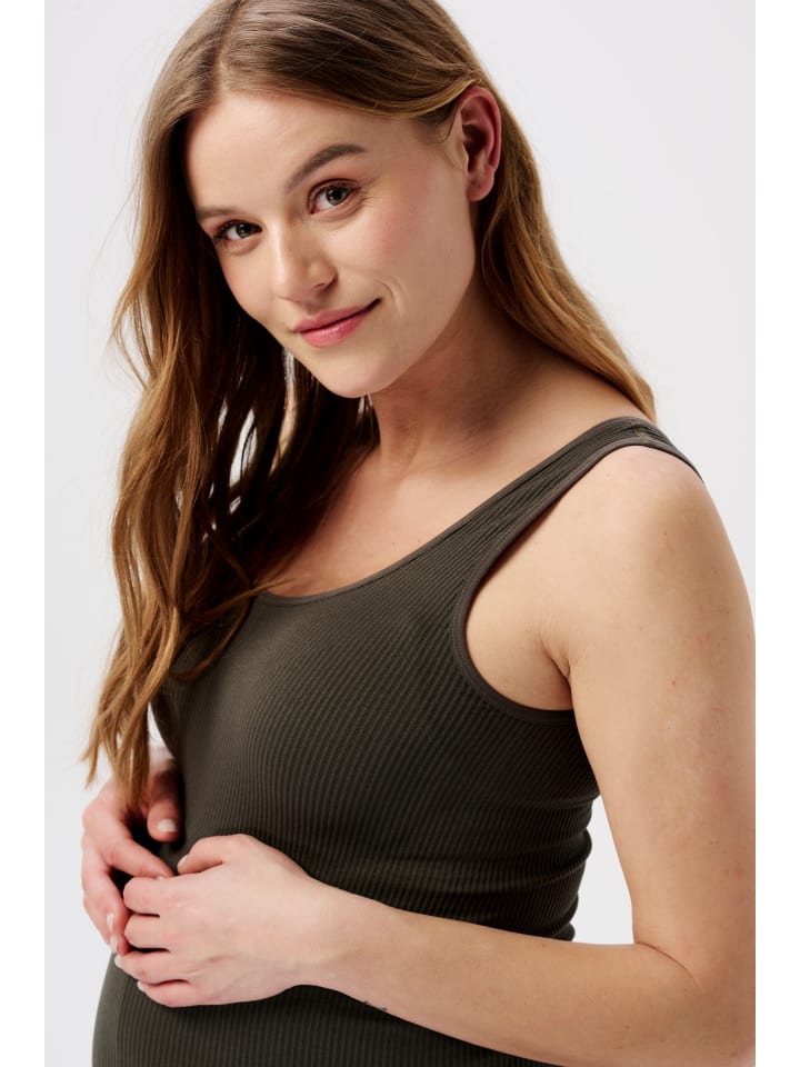 Noppies Tanktop Rib Sama in Olive günstig kaufen