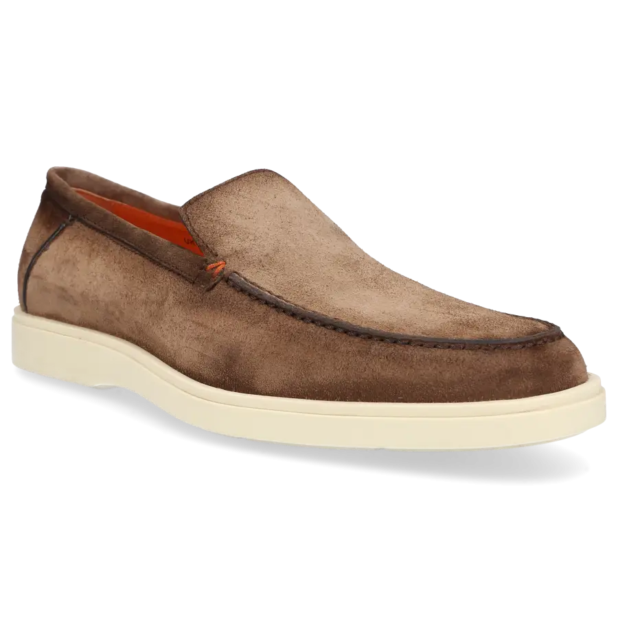Santoni - Loafer MGDT17 Veloursleder - braun