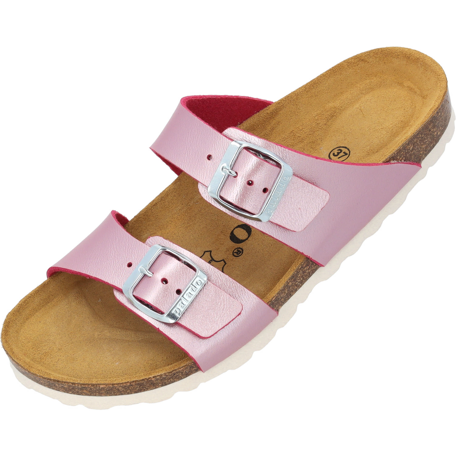 Palado Samos PF, Pantoletten, Damen, Pink Metallic