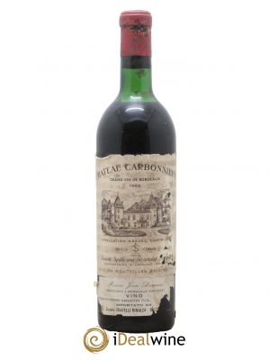 Château Carbonnieux Cru Classé de Graves  1964 - Lot de 1 Bouteille