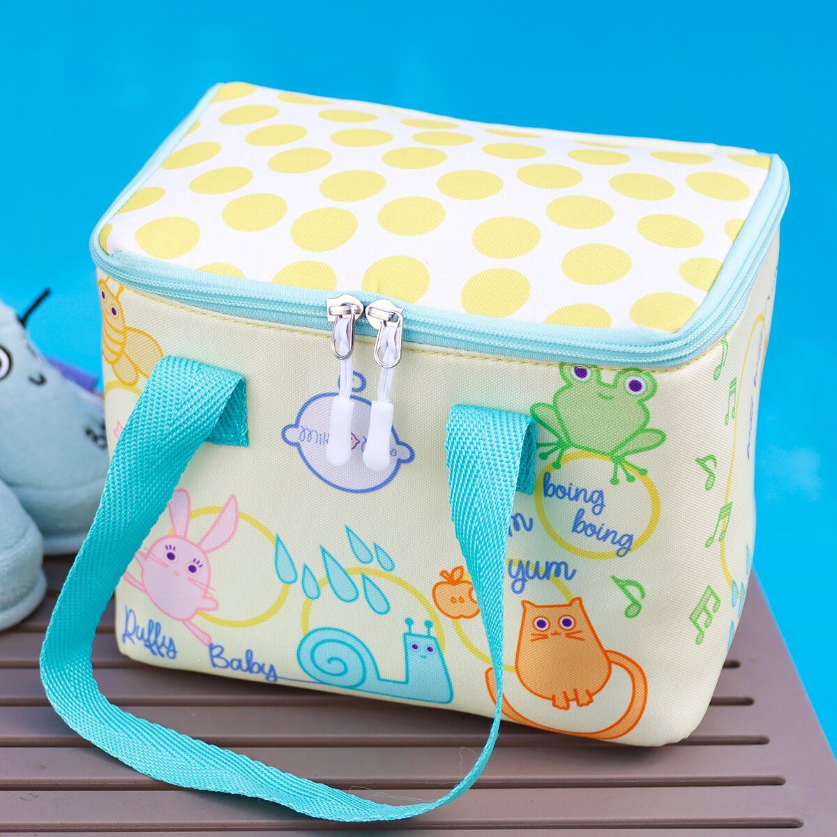MILK&MOO Kühltasche Milk&Moo Lunchbox, Lunchtasche, Brotdose, Kühltasche, Gelb