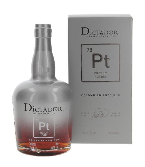 Dictador Rum XO Platinum 0,7 l·40 % vol