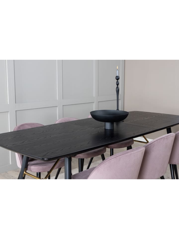 ebuy24 Essgruppe Gold 1 (7-teilig) Altrosa 85 x 180 cm günstig kaufen onesize