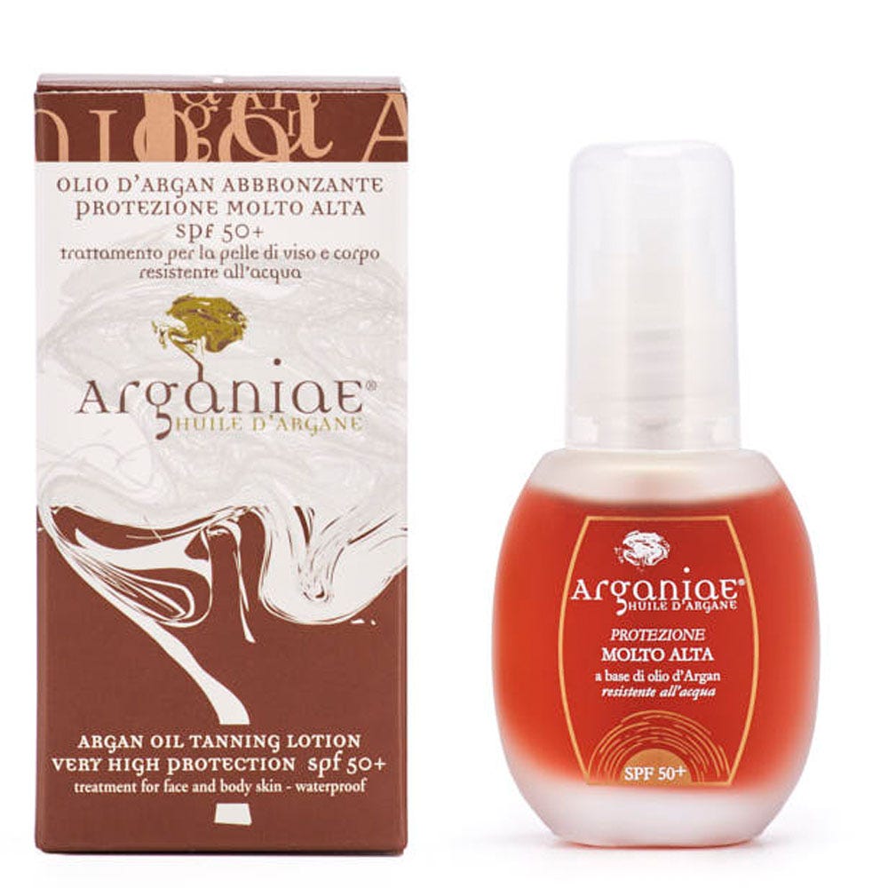 Arganiae Sonnenöl mit sehr hohem Schutz LSF 50+ auf Basis von Arganöl 30 ml