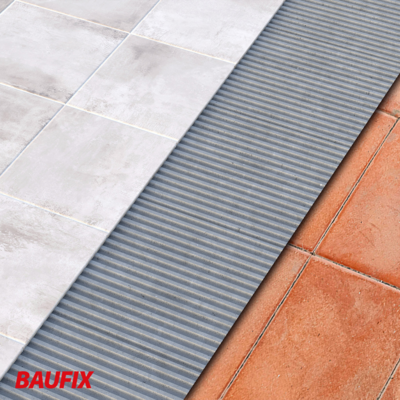 Baufix 3in1 Fliesenkleber, grau, 6,6 Kg, 2K Verbundabdichtung, Abdichtung Fliesenklebeber & Fugenmörtel in einem Produkt, wasserdicht und pigmentierbar