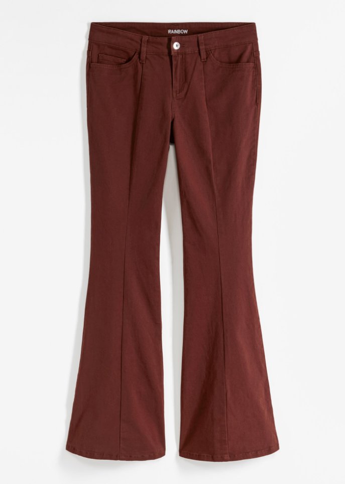 Schlaghose aus Twill
