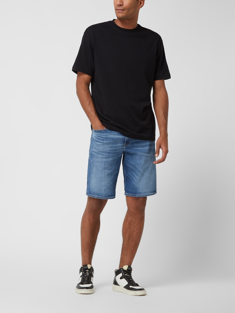 Regular Fit Jeansshorts mit Stretch-Anteil  in jeans
