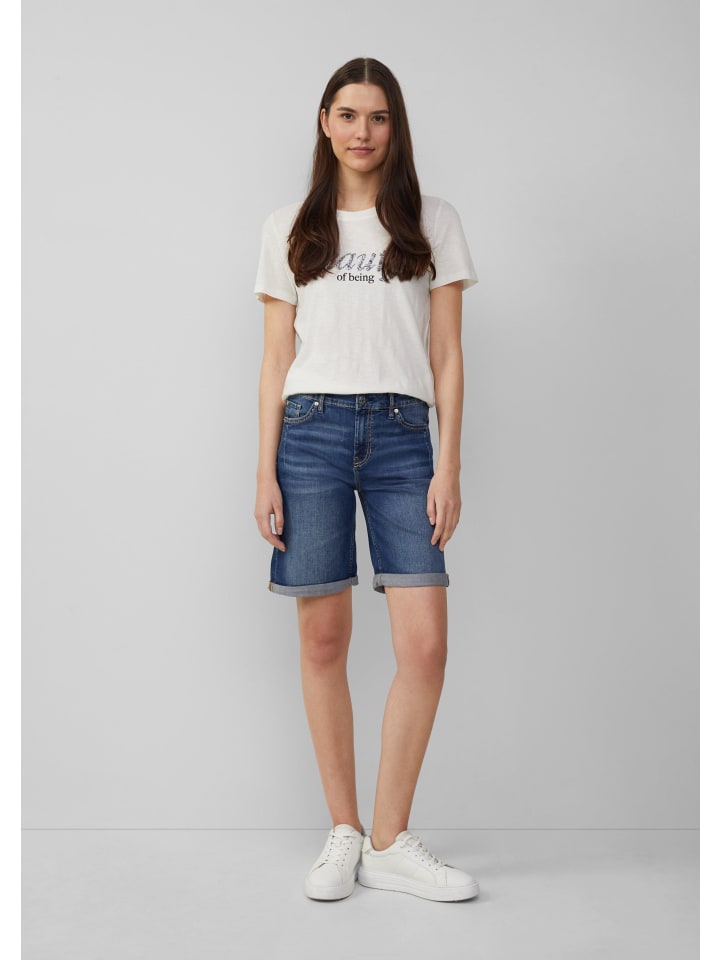 s.Oliver Jeans-Hose kurz in Blau günstig kaufen