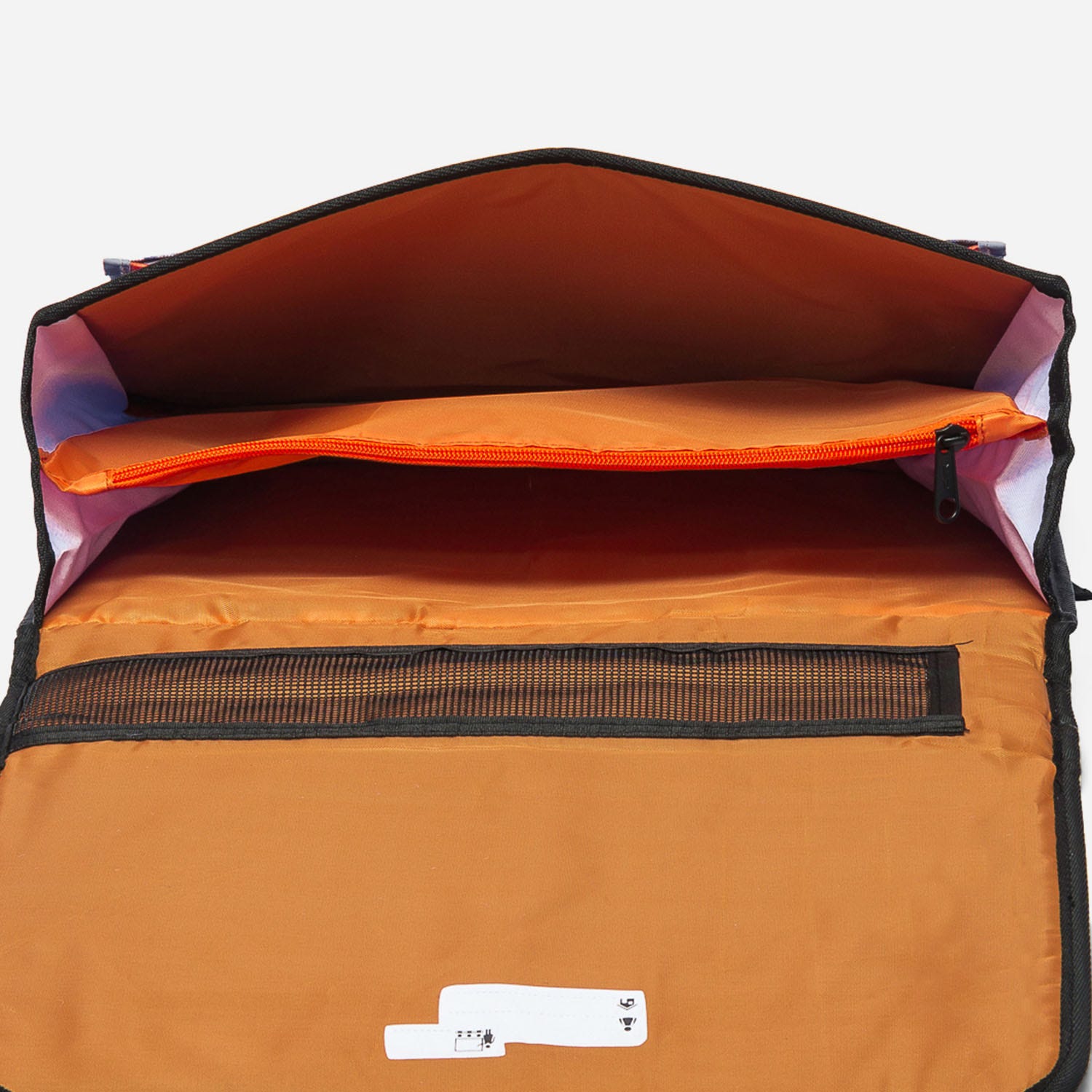 Cartable BODYPACK bleu à motif robot-dinosaure