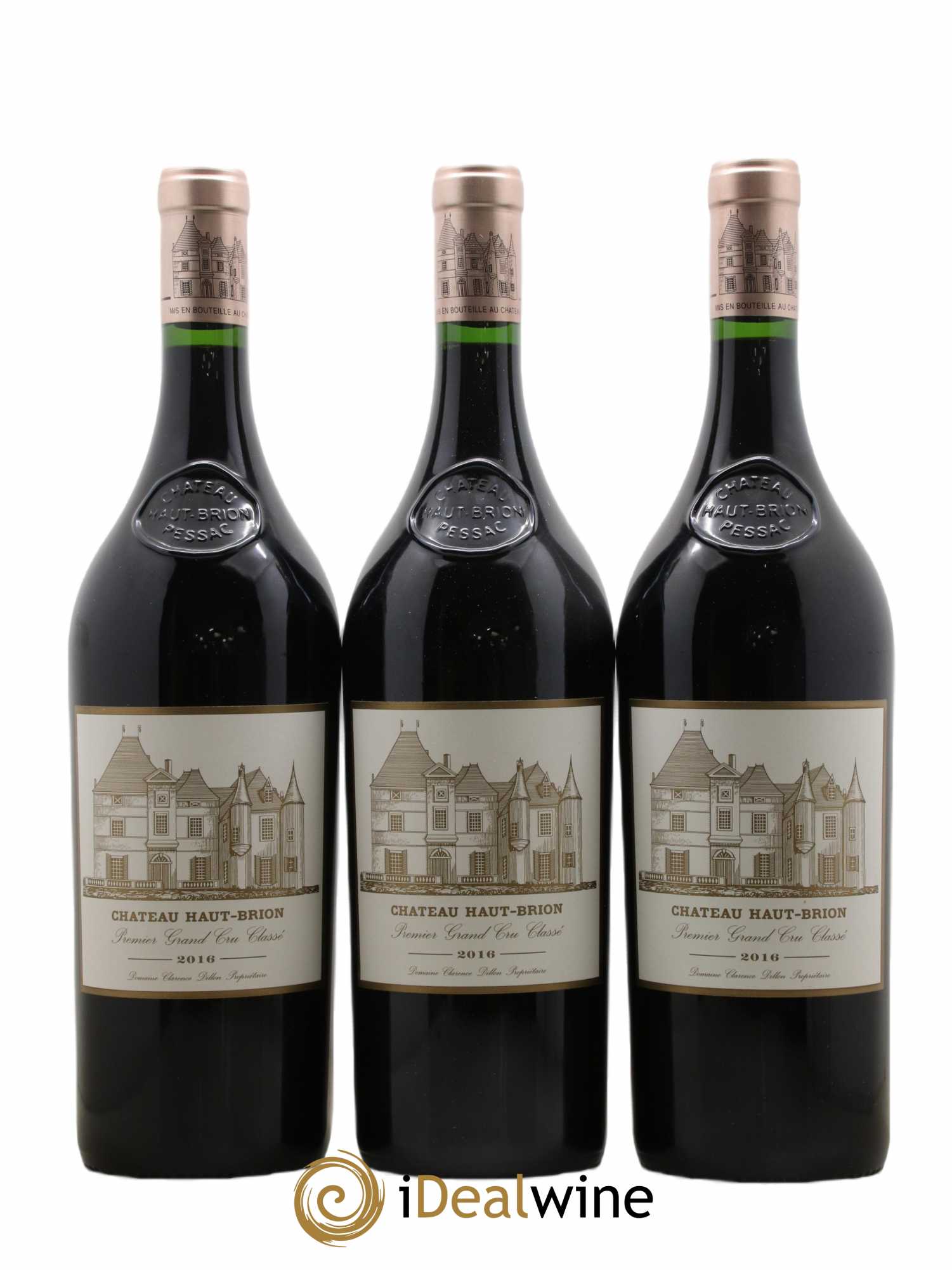 Château Haut Brion 1er Grand Cru Classé  2016 - Lot de 3 Magnums