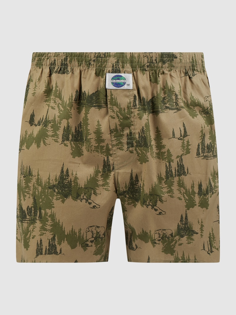Boxershorts aus Baumwolle in khaki