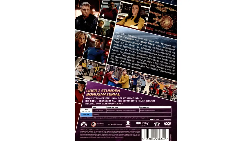 Star Trek: Strange New Worlds - Staffel 2  [4 DVDs]