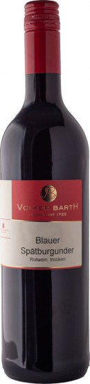 2018 Blauer Spätburgunder trocken - Weingut Volker Barth