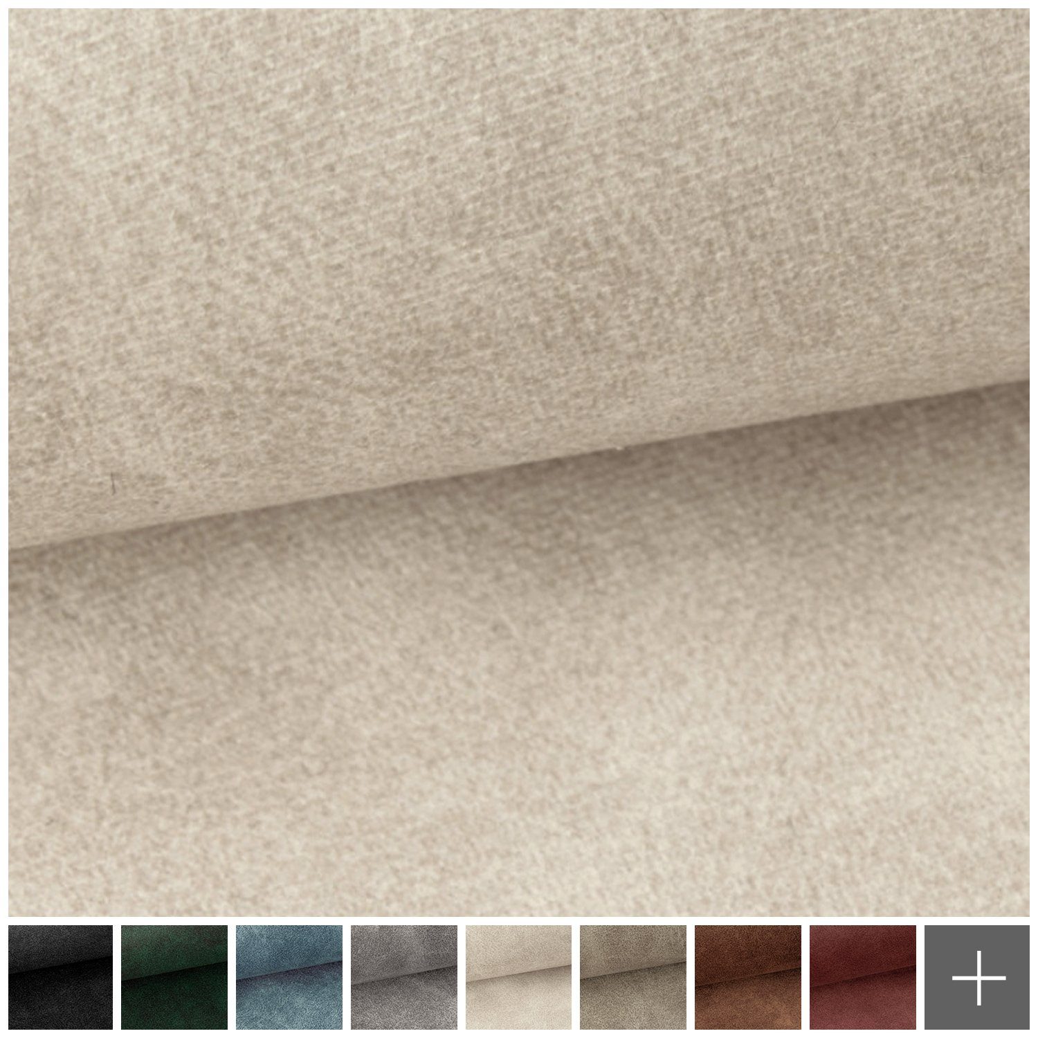 novely Stoff novely® COUEN Velours Antik, Vintage Möbelstoff Polsterstoff, Ultraw
