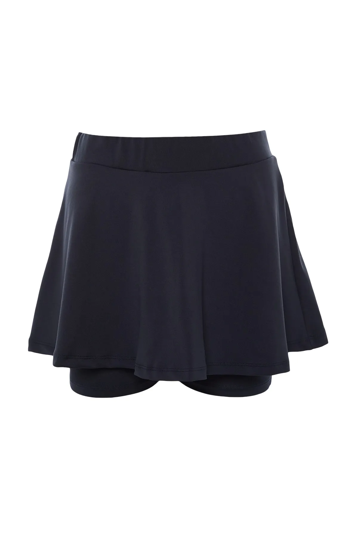Trendyol Collection  Marineblauer 2-lagiger Tennis-Strick-Sport-Shorts-Rock mit Shorts innen TWOSS22SR00067