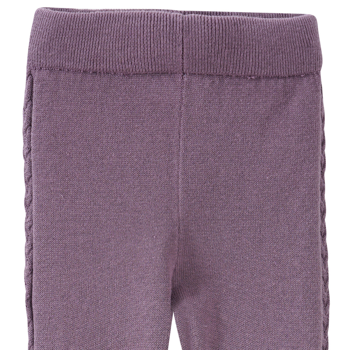 Baby Strickleggings mit Zopfmuster