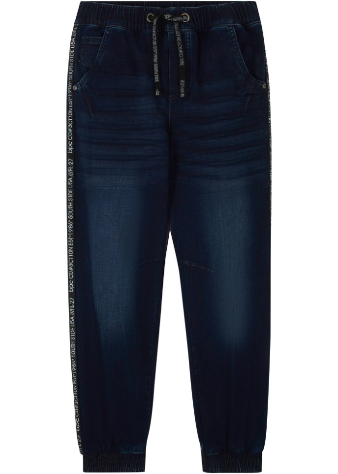 Jungen Sweat-Jeans mit sportlichem Tape