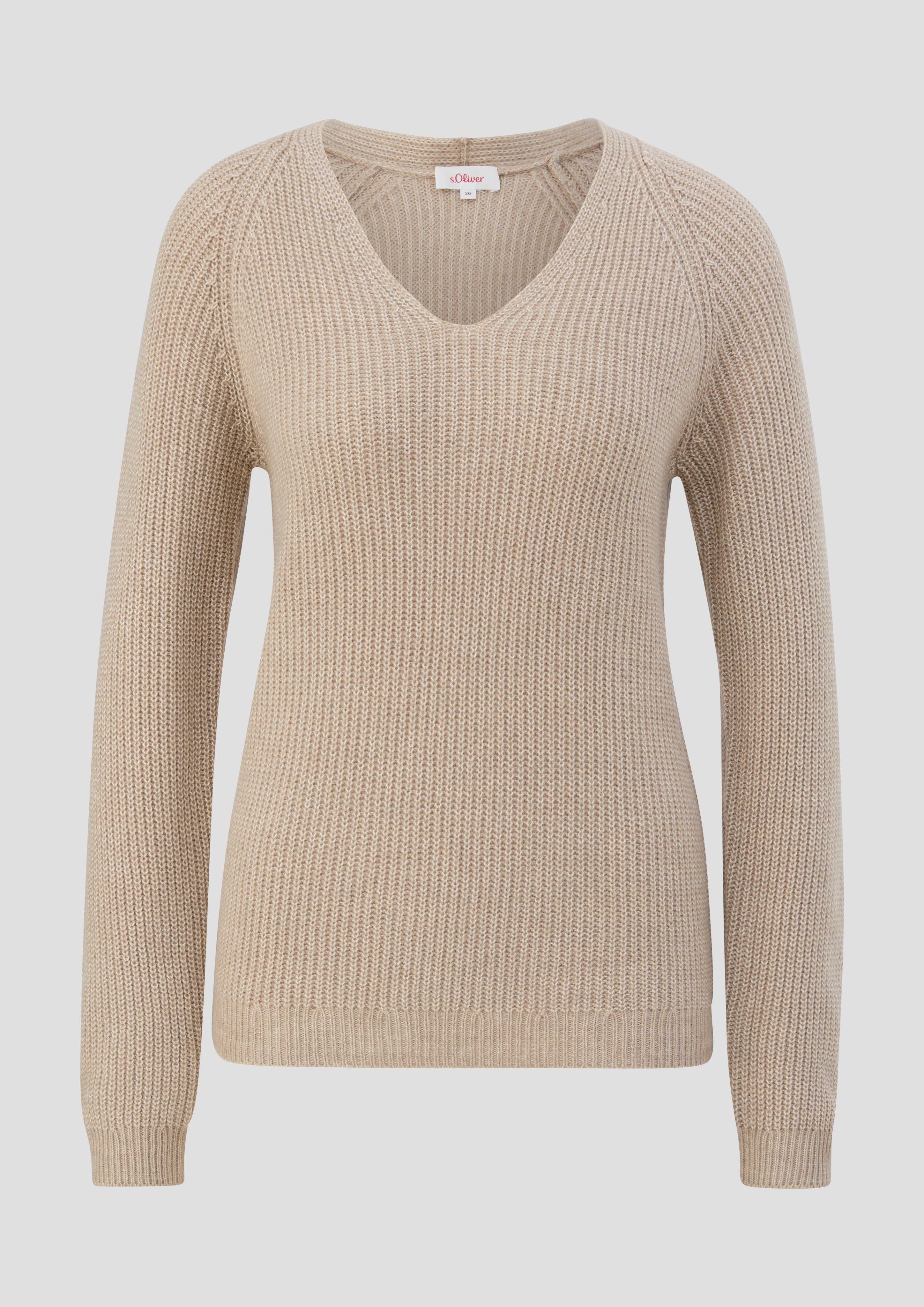 Strickpullover mit Rippstruktur  2139077-8095