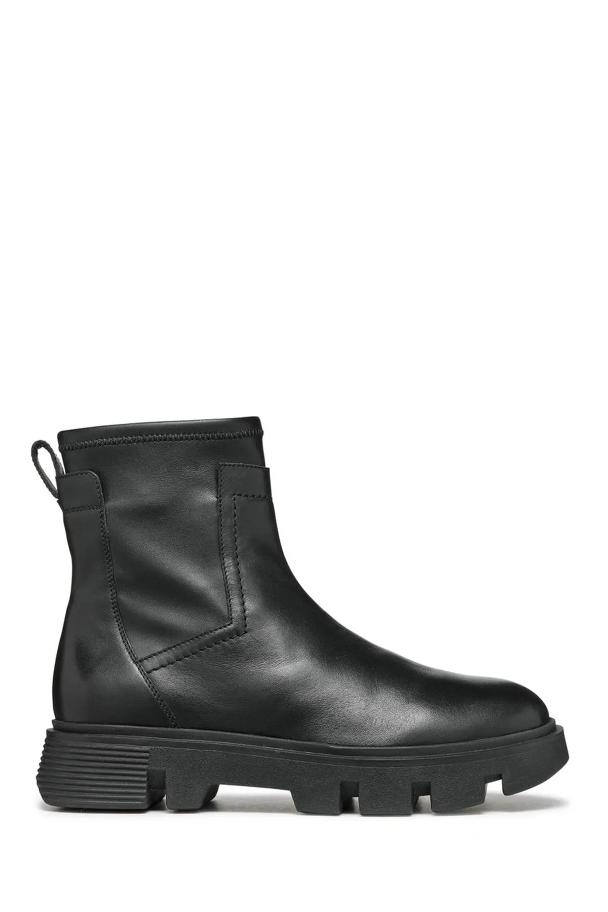 Geox  Stiefelette - Schwarz - Blockabsatz