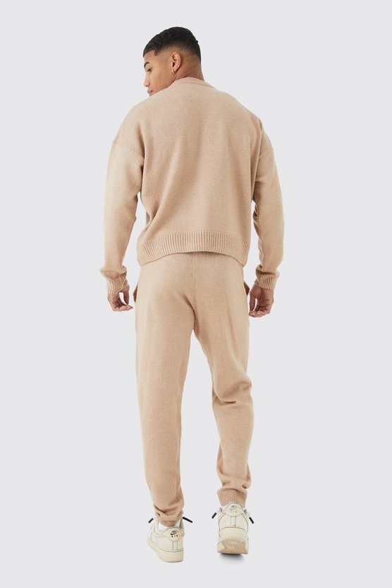 Kastiger Strickpullover