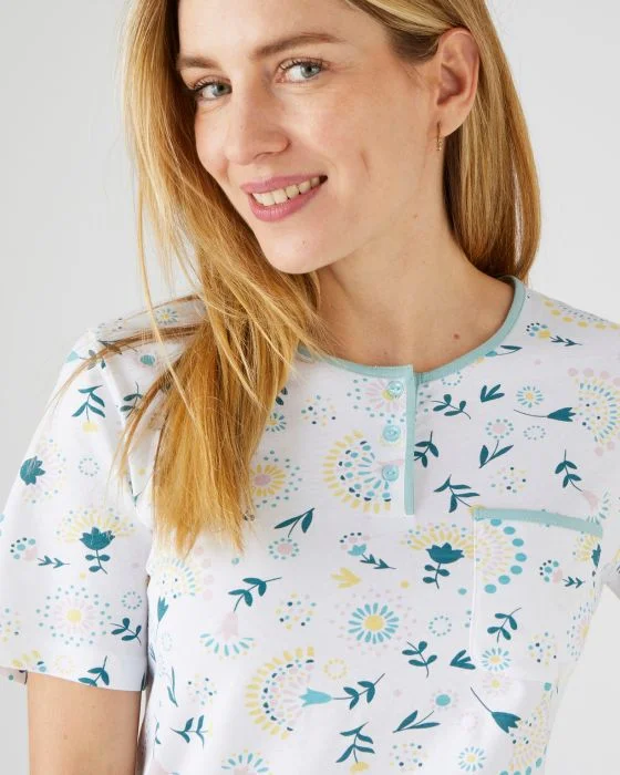 Pyjacourt maille jersey coton peigné