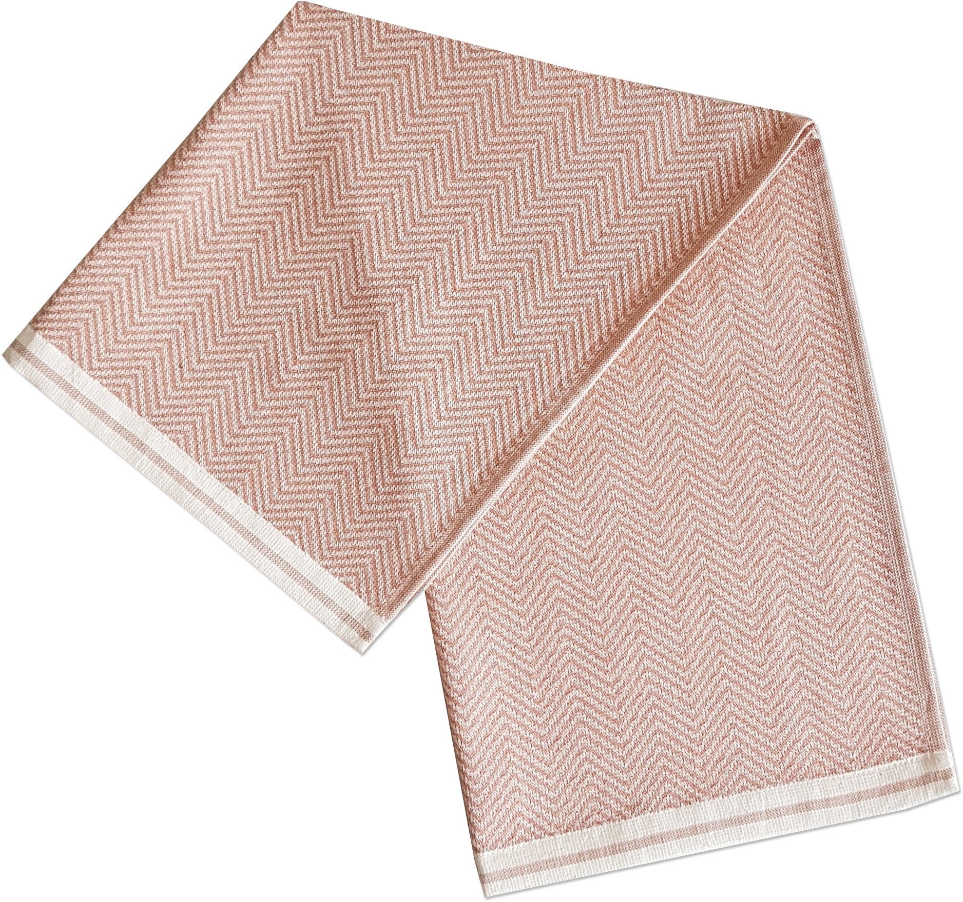 framsohn frottier Geschirrtuch Modern Living Fischgrät, (Set, 3-tlg), dichte Feinwebung, nachhaltig hergestellt in Österreich, 50x70 cm