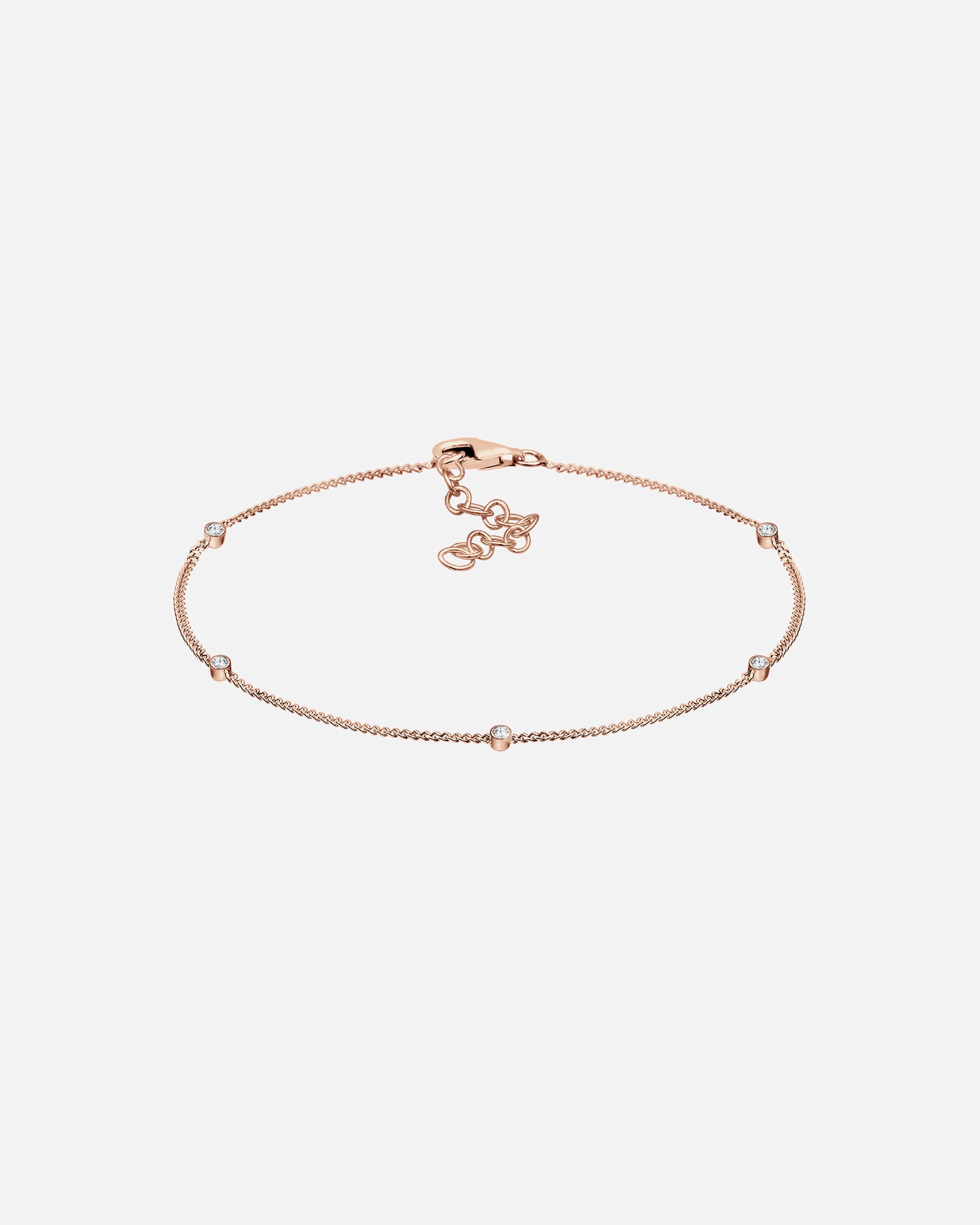 Collana basic moderna da donna Elli con cristalli in argento sterling 925