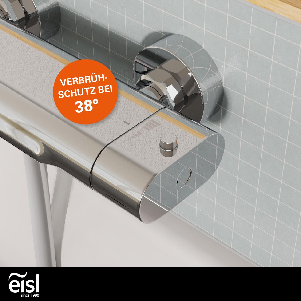 Eisl CARNEO Badewannenarmatur mit Wasserfall