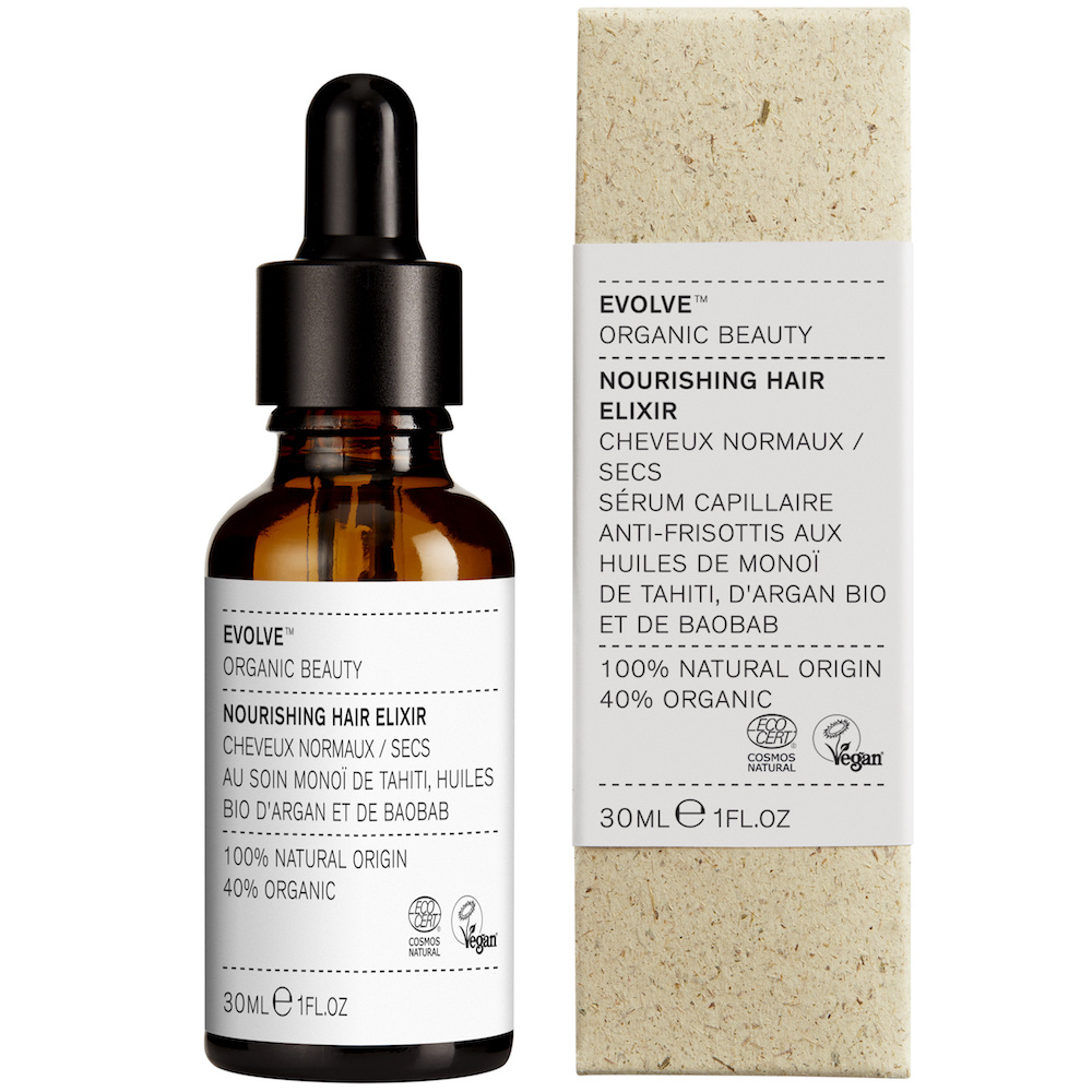 evolve organic beauty NOURISHING HAIR ELIXIR Sérum capillaire anti-frisottis