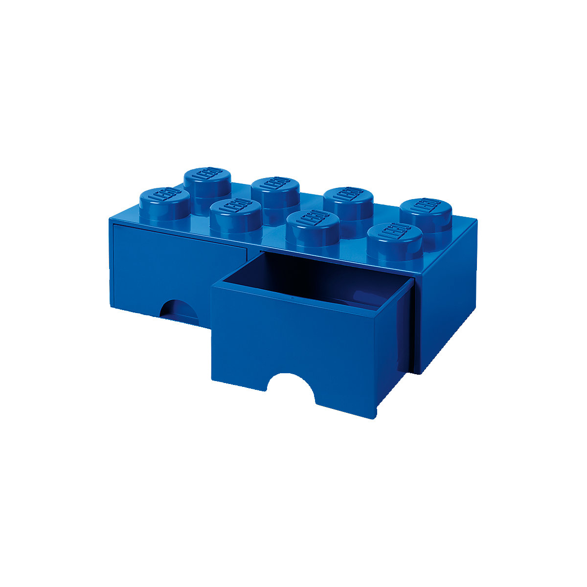 LEGO® Aufbewahrungsbox Storage Brick 8er blau mit Schublade, 50 x 25 x 18 cm