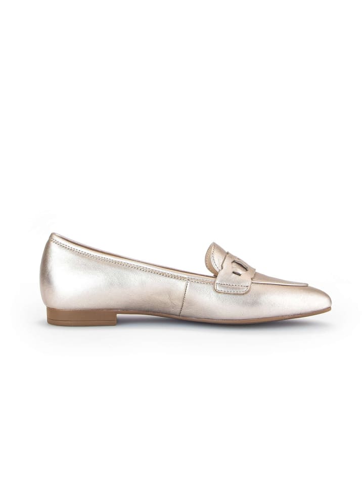 Gabor Fashion Elegante Ballerinas in gold günstig kaufen