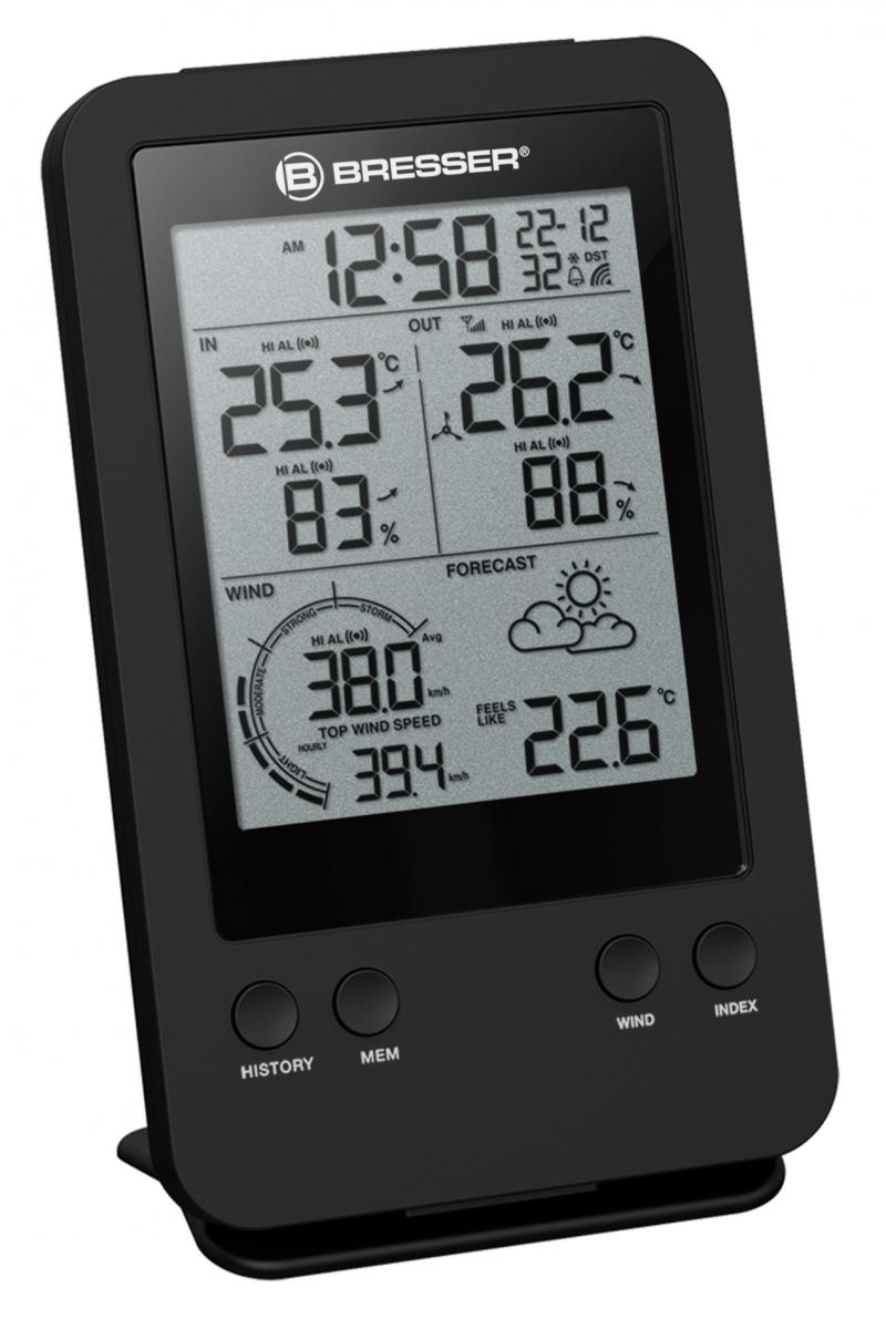 Bresser 3-in-1 Profi Windmesser inkl. Funkdisplay